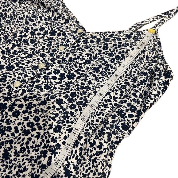 Gap Summer dress white and blue floral size medium - Picture 14 of 16